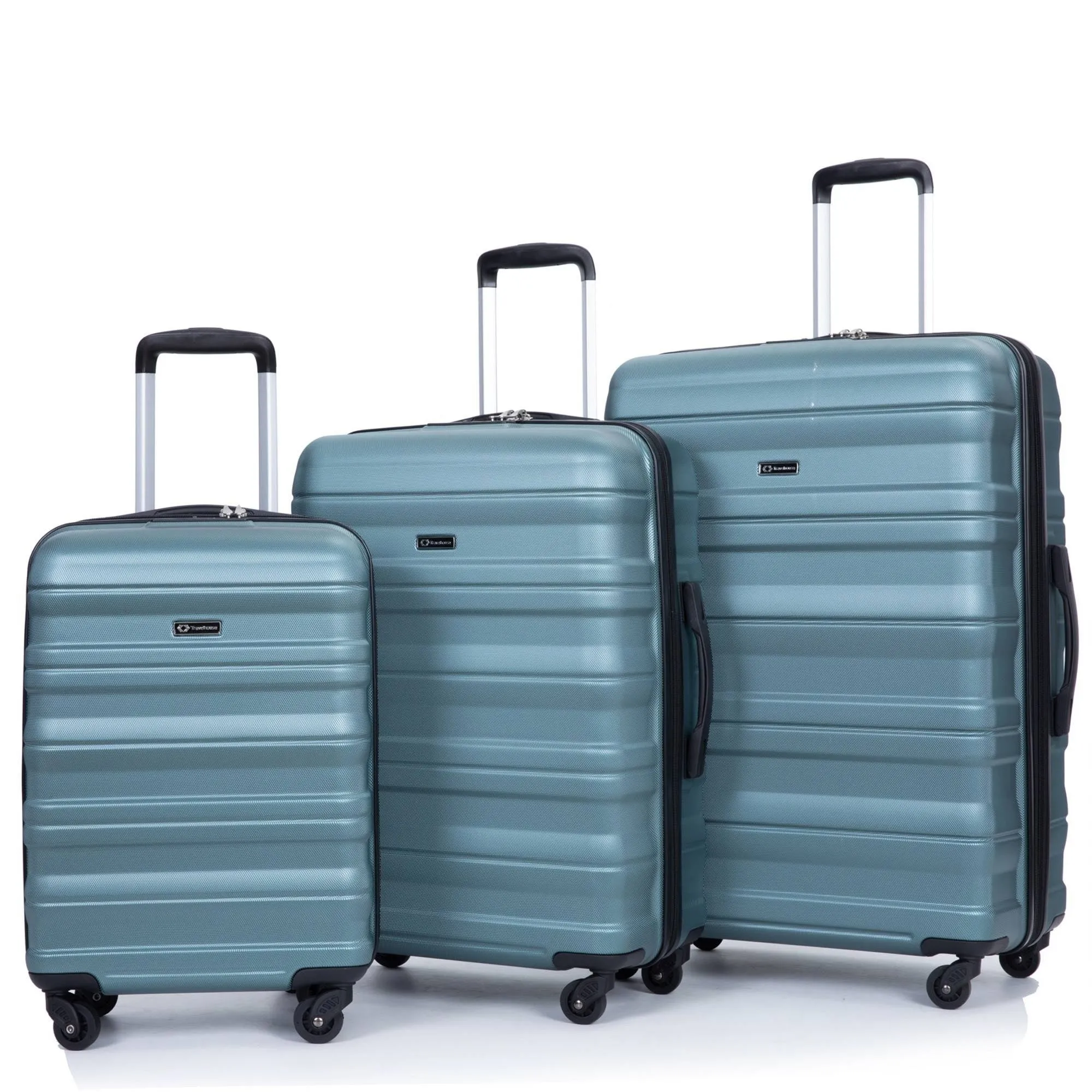 3-Piece Lightweight Luggage Set with TSA Lock and Spinner Wheels