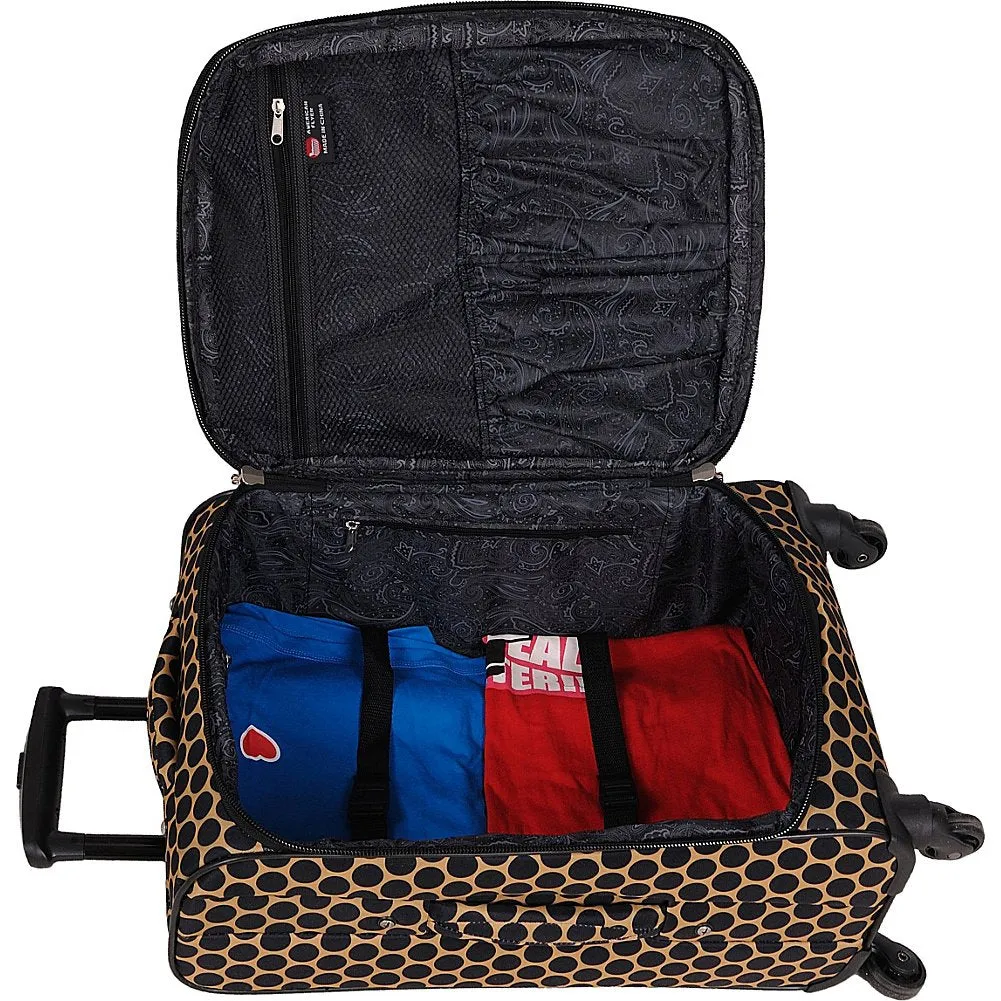 American Flyer Favo Collection 5 Piece Set 4-Wheel Luggage Sets