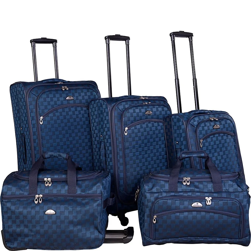 American Flyer Madrid 5 Piece Set 4-Wheel Luggage Sets