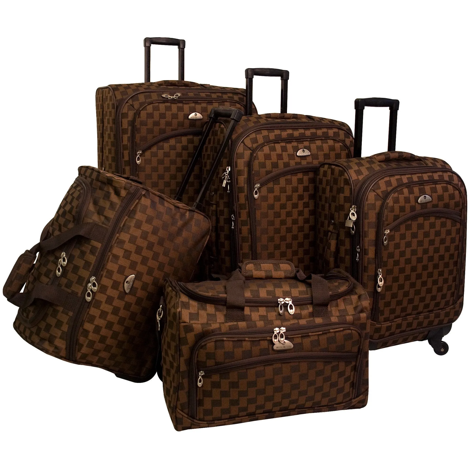 American Flyer Madrid 5 Piece Set 4-Wheel Luggage Sets