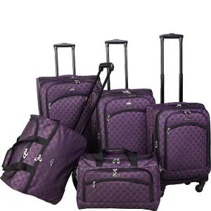 American Flyer Madrid 5 Piece Set 4-Wheel Luggage Sets