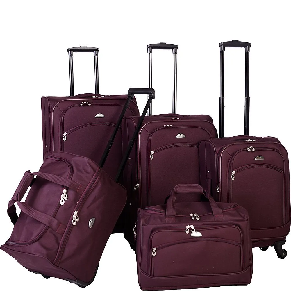 American Flyer South West 5 Piece Set 4-Wheel Luggage Sets