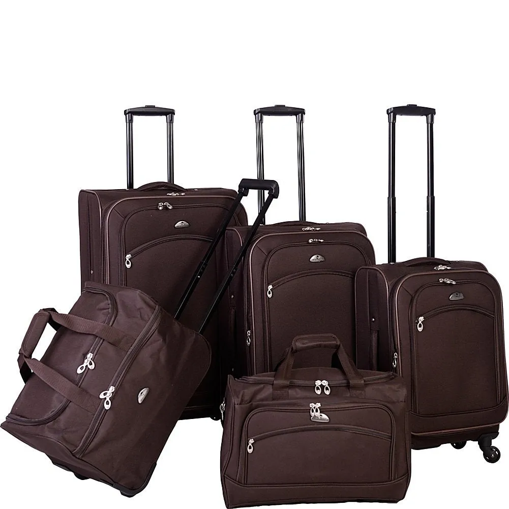 American Flyer South West 5 Piece Set 4-Wheel Luggage Sets