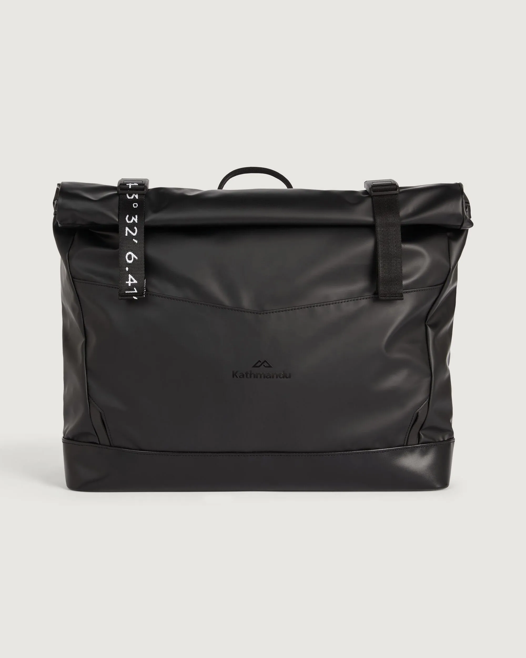 Amphi Roll Top Messenger Bag - 15L - Black Stingray