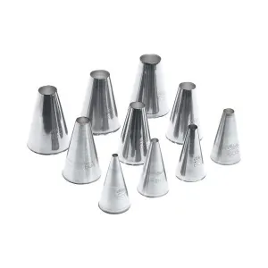 Ateco 810 Plain Tips Pastry Set #810, Set of 10