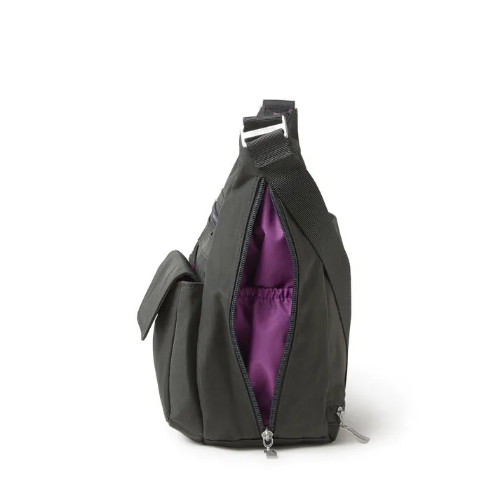 Baggallini Everywhere Crossbody Bagg With RFID Removable Wristlet Wallet
