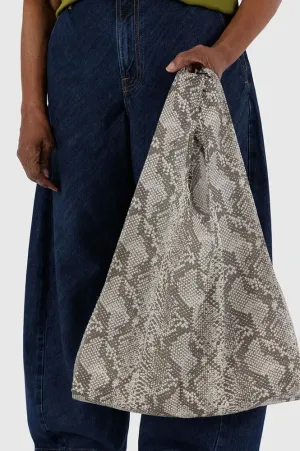 Baggu Standard Reusable Snakeskin Bag