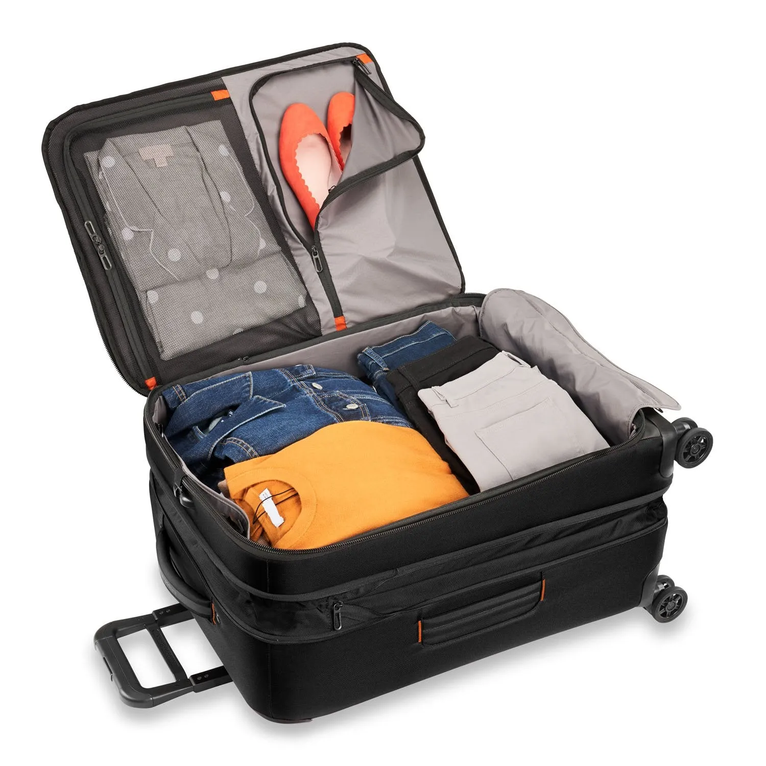 Briggs & Riley ZDX Medium Expandable Spinner Luggage Black