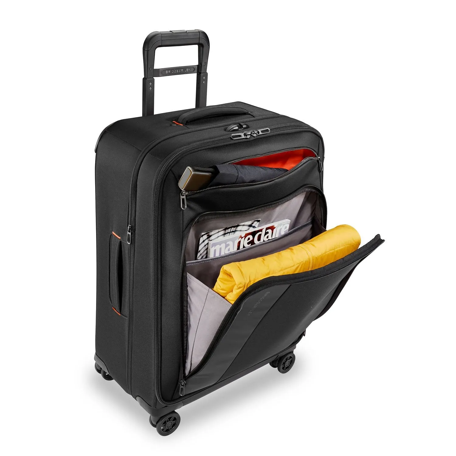 Briggs & Riley ZDX Medium Expandable Spinner Luggage Black