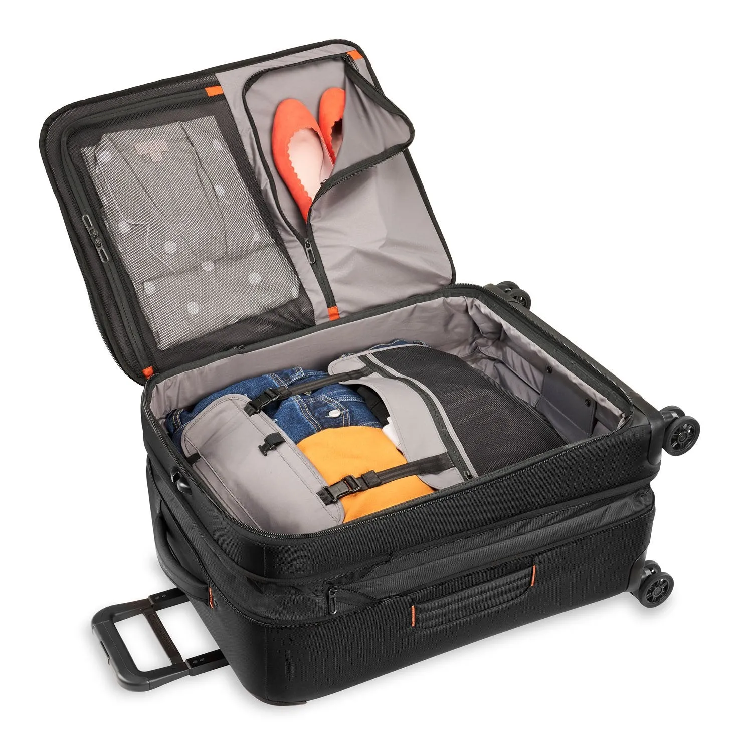 Briggs & Riley ZDX Medium Expandable Spinner Luggage Black