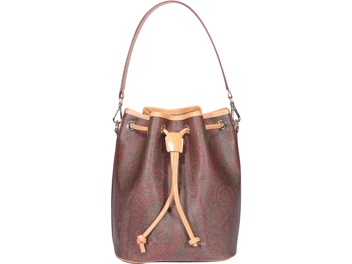 Etro Paisley Patterned Bucket Bag