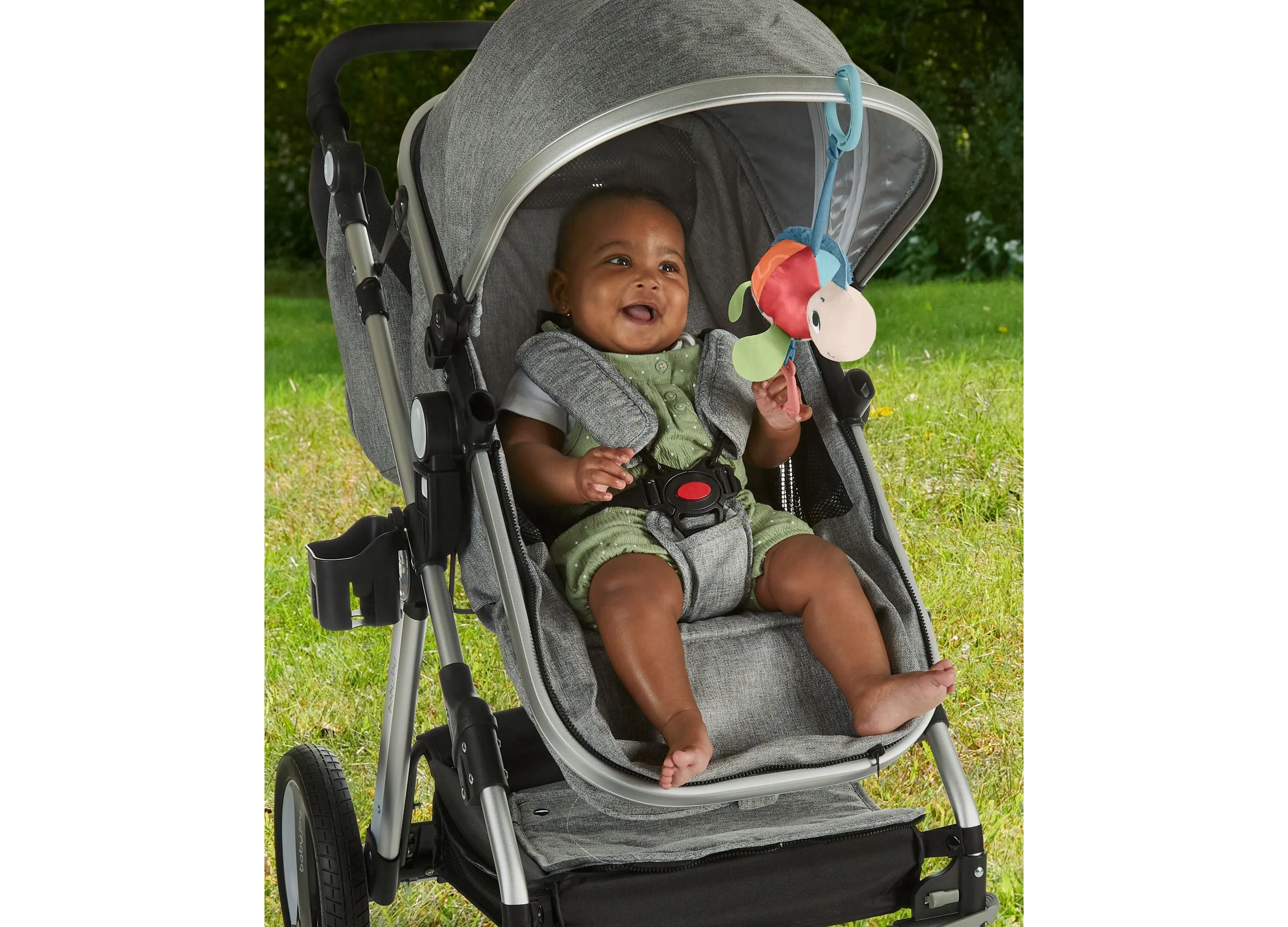 Fisher-Price Planet Friends - Sea Me Bounce Turtle Stroller Toy