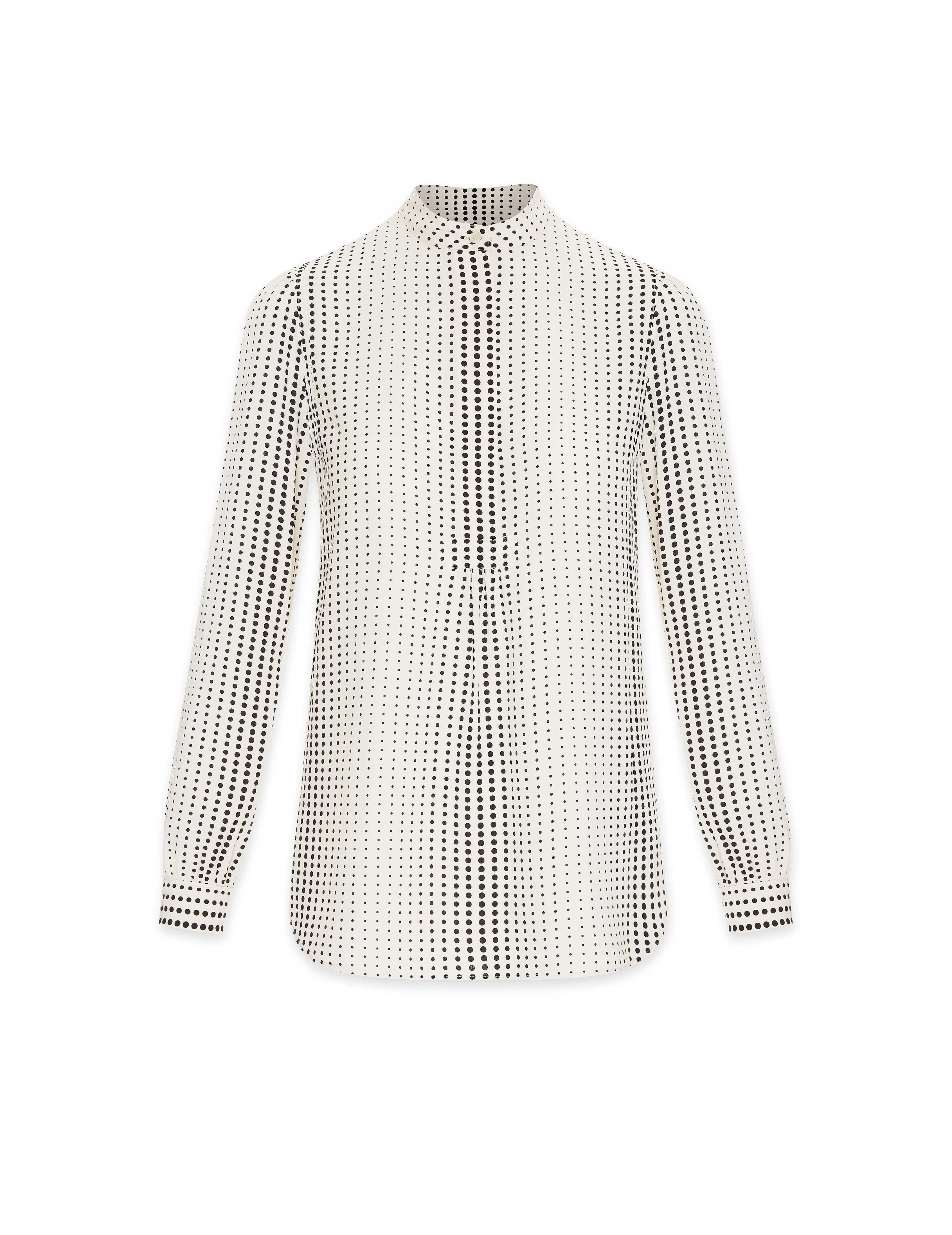 Florentine Dot Print Poet Blouse - Sale
