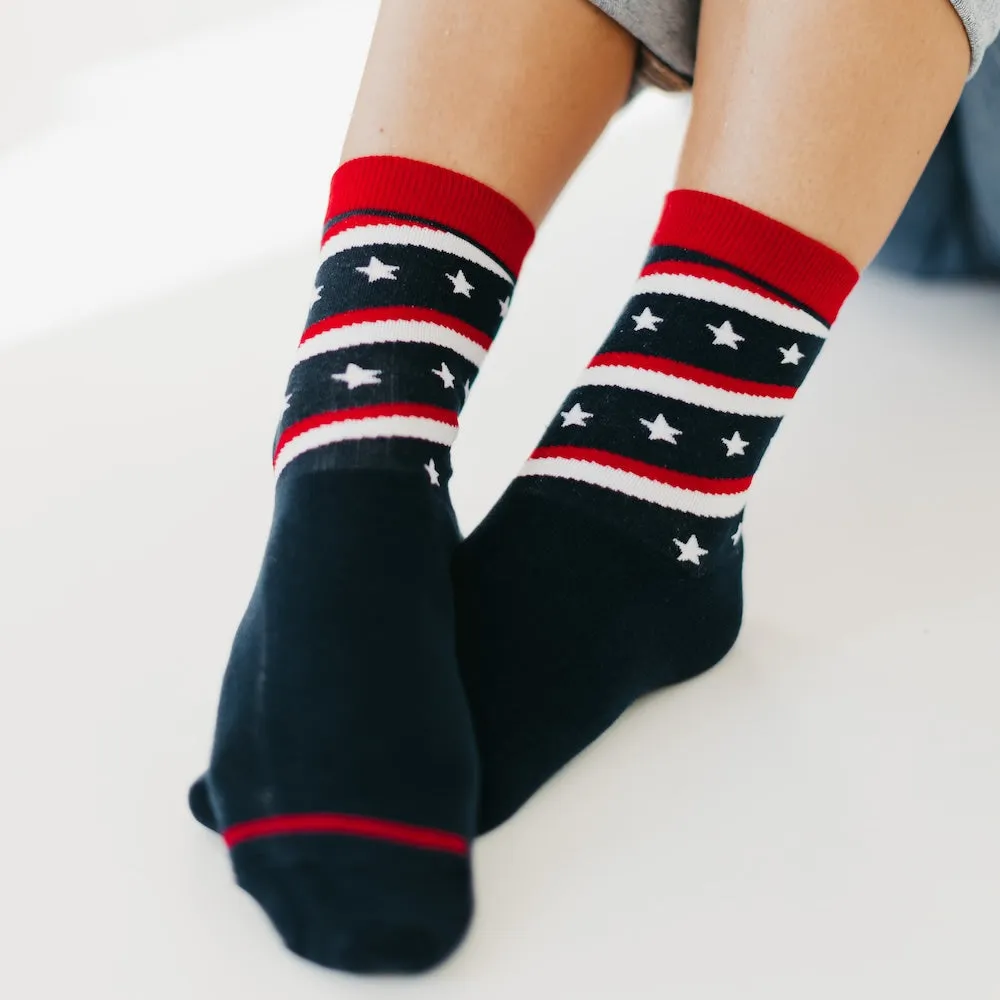 God Bless America USA Socks