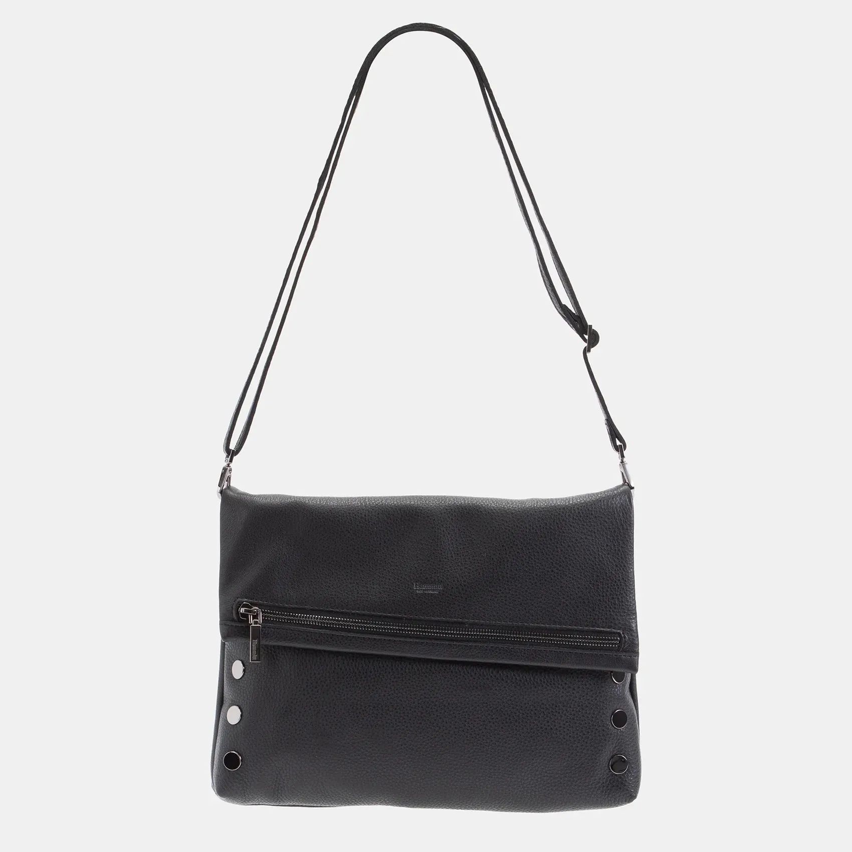 Hammitt VIP Lrg Oversized Crossbody Clutch Black/Gunmetal