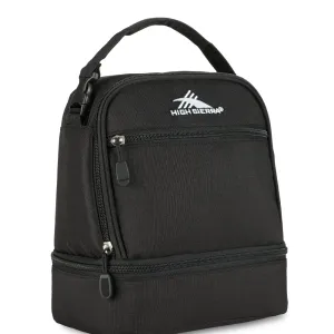 High Sierra Stacked Compartment Lunch Bag - Black
