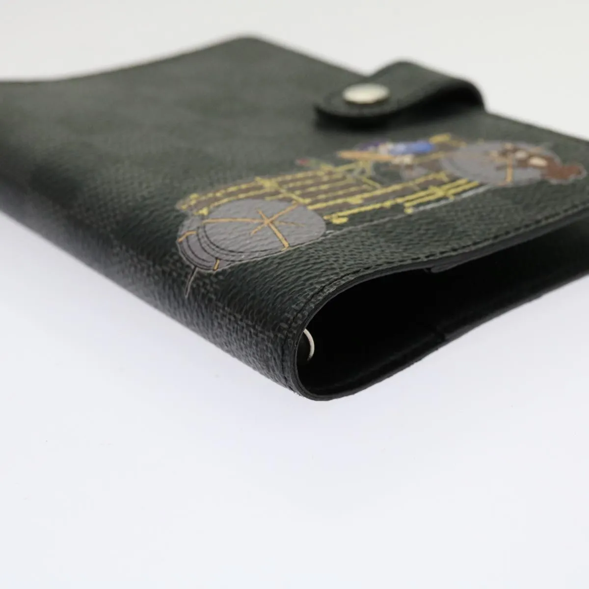 LOUIS VUITTON Damier Graphite Agenda PM Day Planner Cover R21130 LV 69839