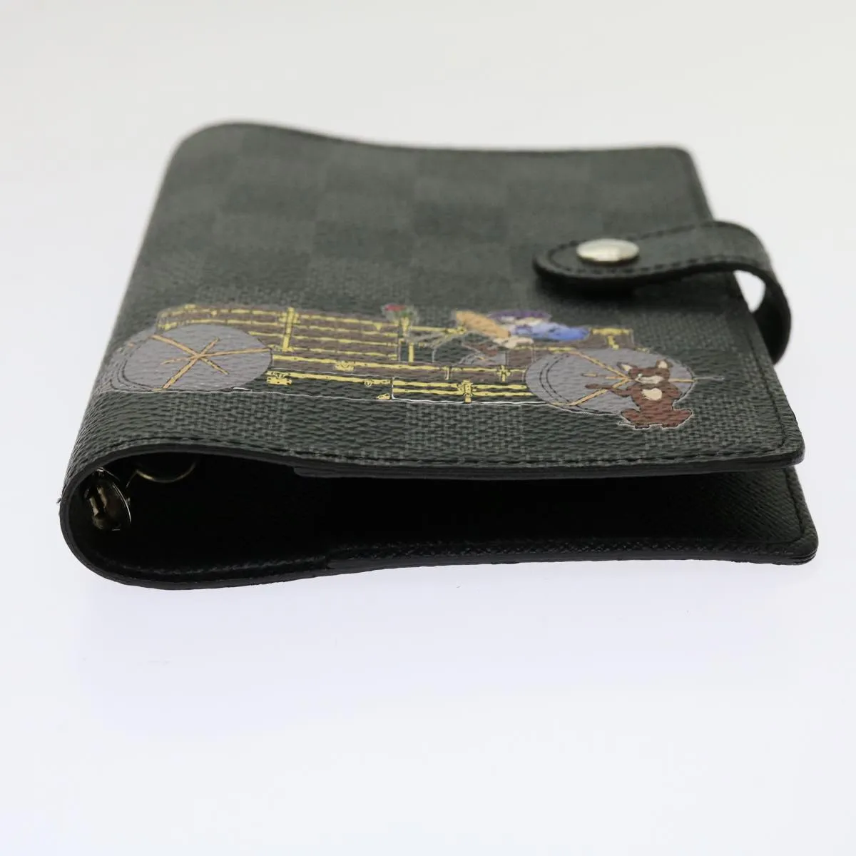 LOUIS VUITTON Damier Graphite Agenda PM Day Planner Cover R21130 LV 69839