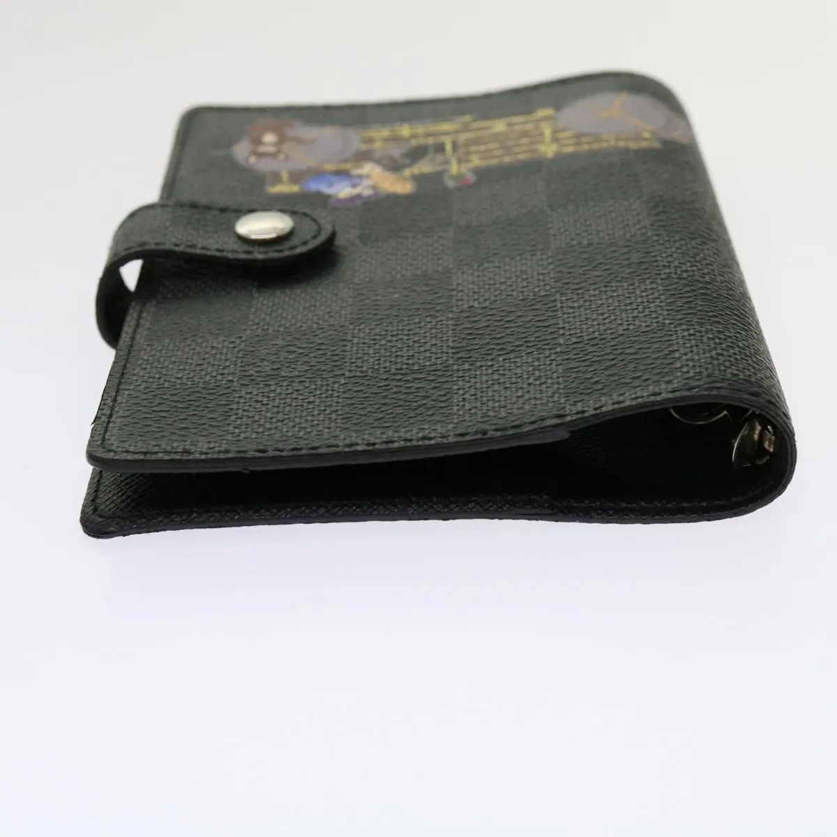 LOUIS VUITTON Damier Graphite Agenda PM Day Planner Cover R21130 LV 69839