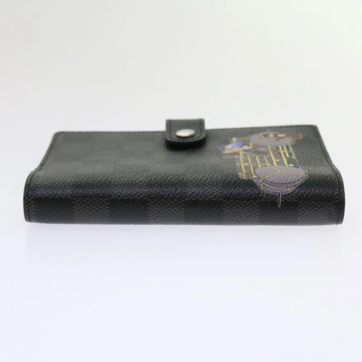 LOUIS VUITTON Damier Graphite Agenda PM Day Planner Cover R21130 LV 69839