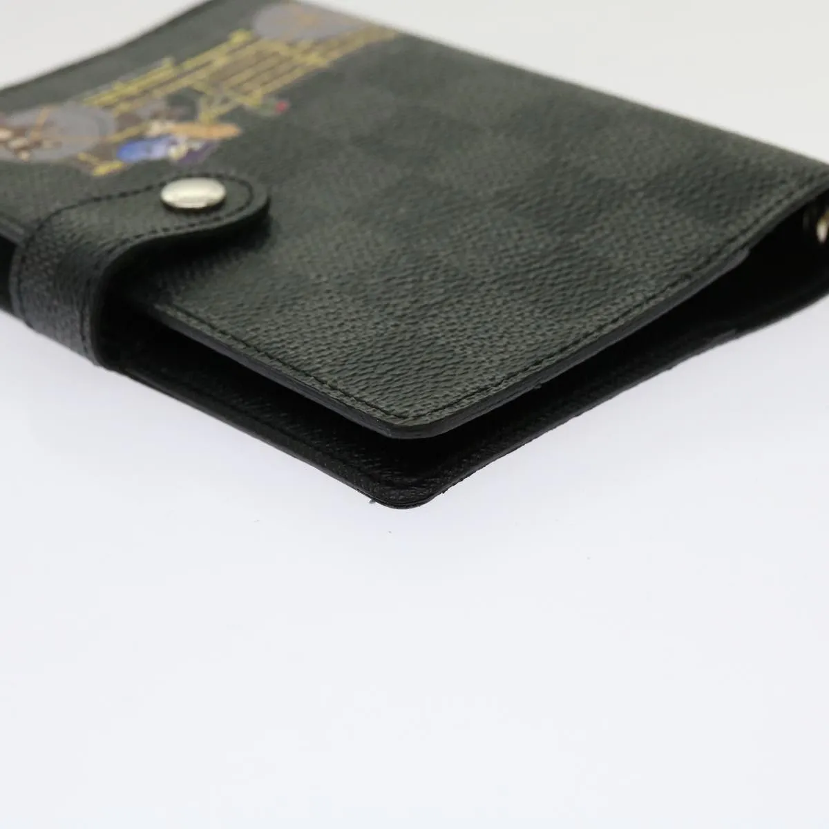 LOUIS VUITTON Damier Graphite Agenda PM Day Planner Cover R21130 LV 69839