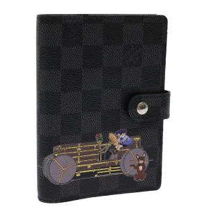 LOUIS VUITTON Damier Graphite Agenda PM Day Planner Cover R21130 LV 69839