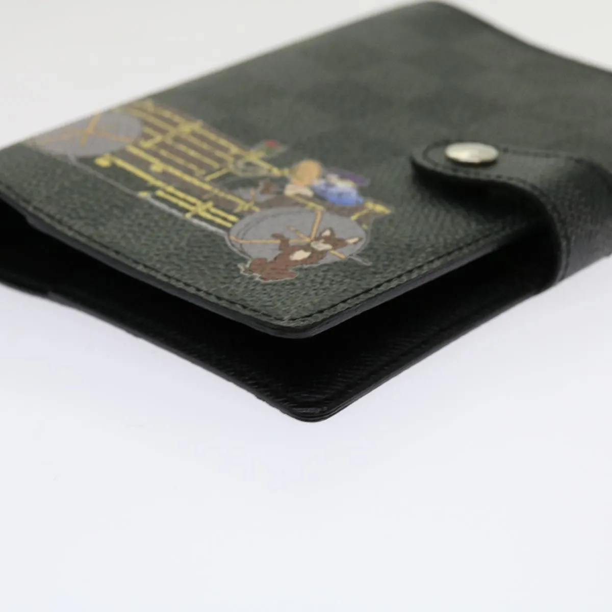LOUIS VUITTON Damier Graphite Agenda PM Day Planner Cover R21130 LV 69839