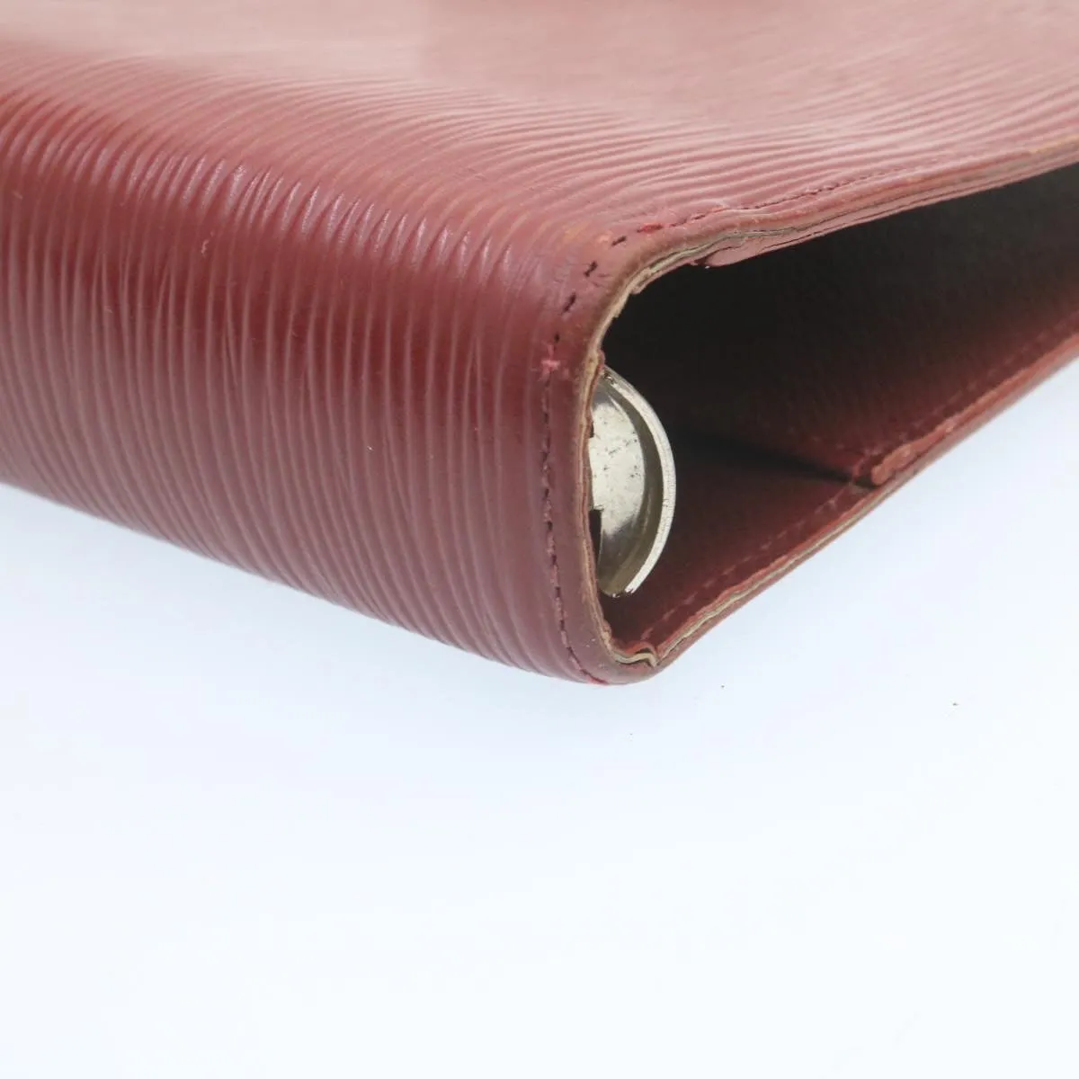 LOUIS VUITTON Epi Agenda MM Day Planner Cover Red R20047 LV ar5964