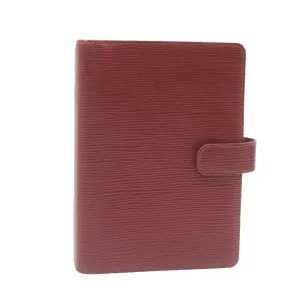 LOUIS VUITTON Epi Agenda MM Day Planner Cover Red R20047 LV ar5964