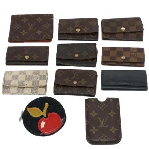 LOUIS VUITTON Monogram Damier Azur Coin Purse Key Case 11 pieces LV bs11162