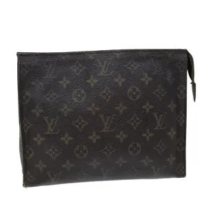 LOUIS VUITTON Monogram Poche Toilette 26 Pouch M47542 LV 74056