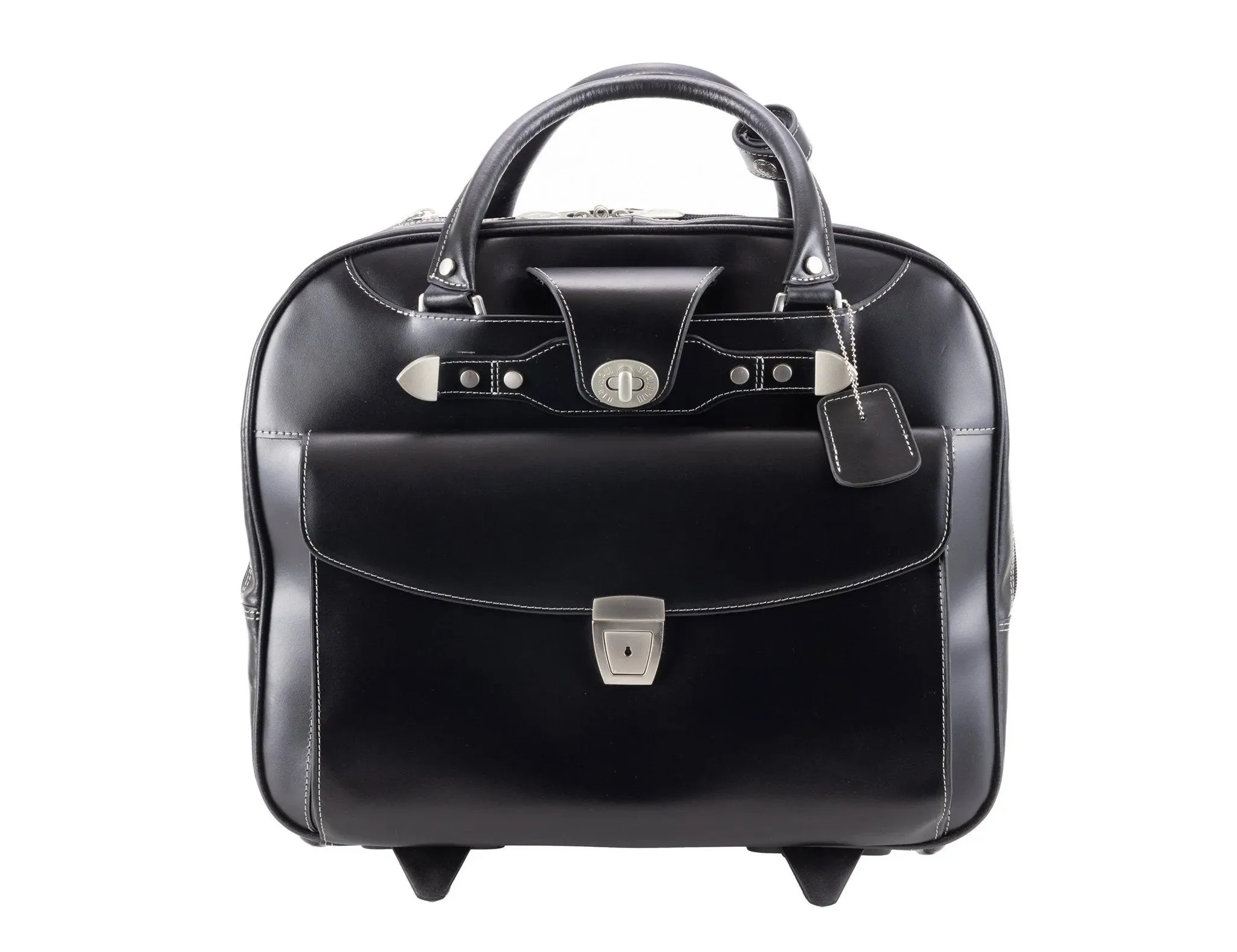 McKlein DENALI Leather Wheeled Ladies Laptop Case