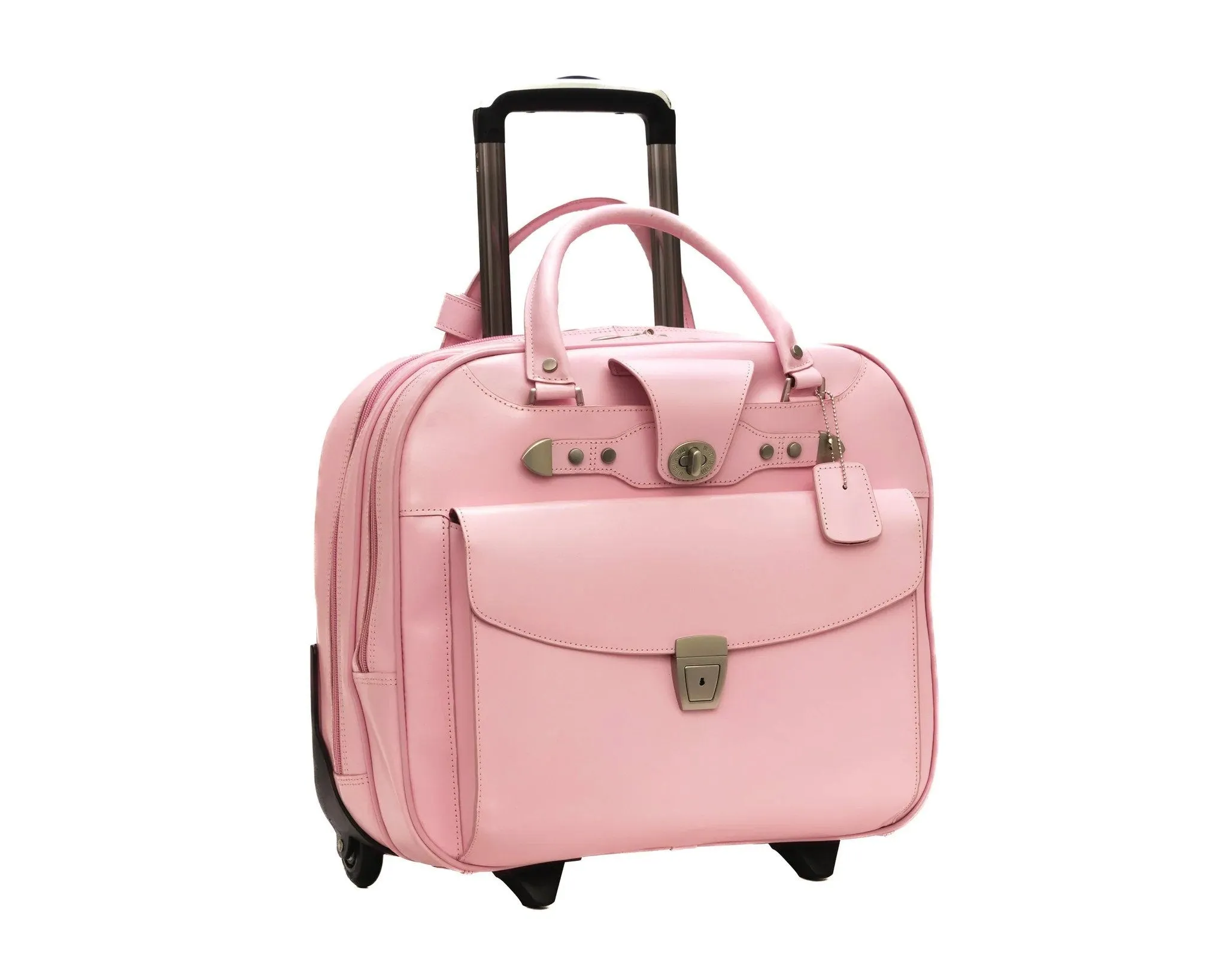 McKlein DENALI Leather Wheeled Ladies Laptop Case
