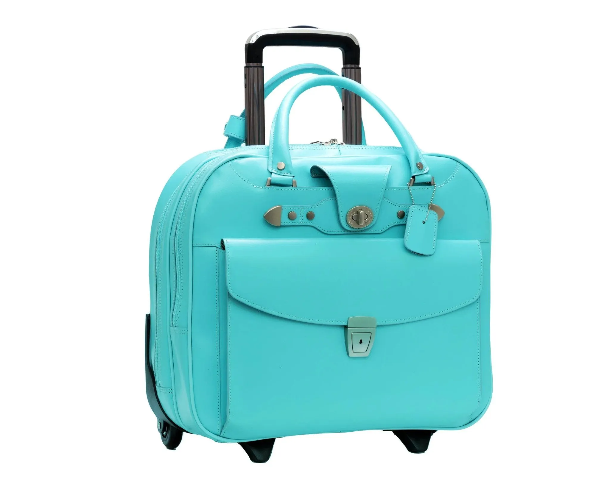 McKlein DENALI Leather Wheeled Ladies Laptop Case