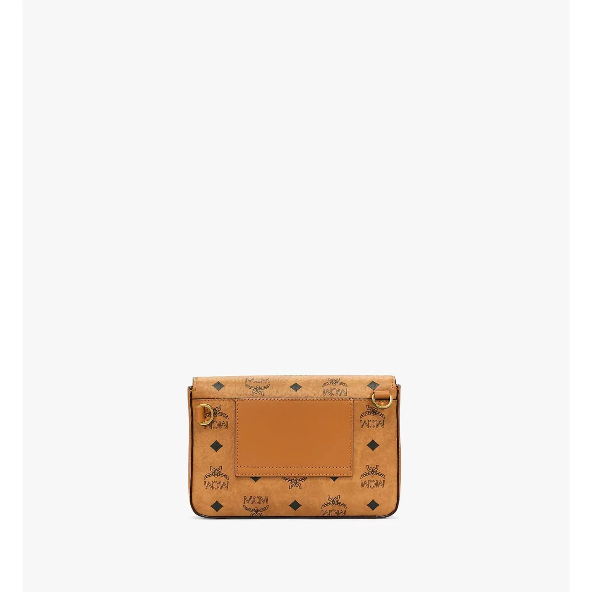 MCM Women's Crossbody Bag Cognac Small