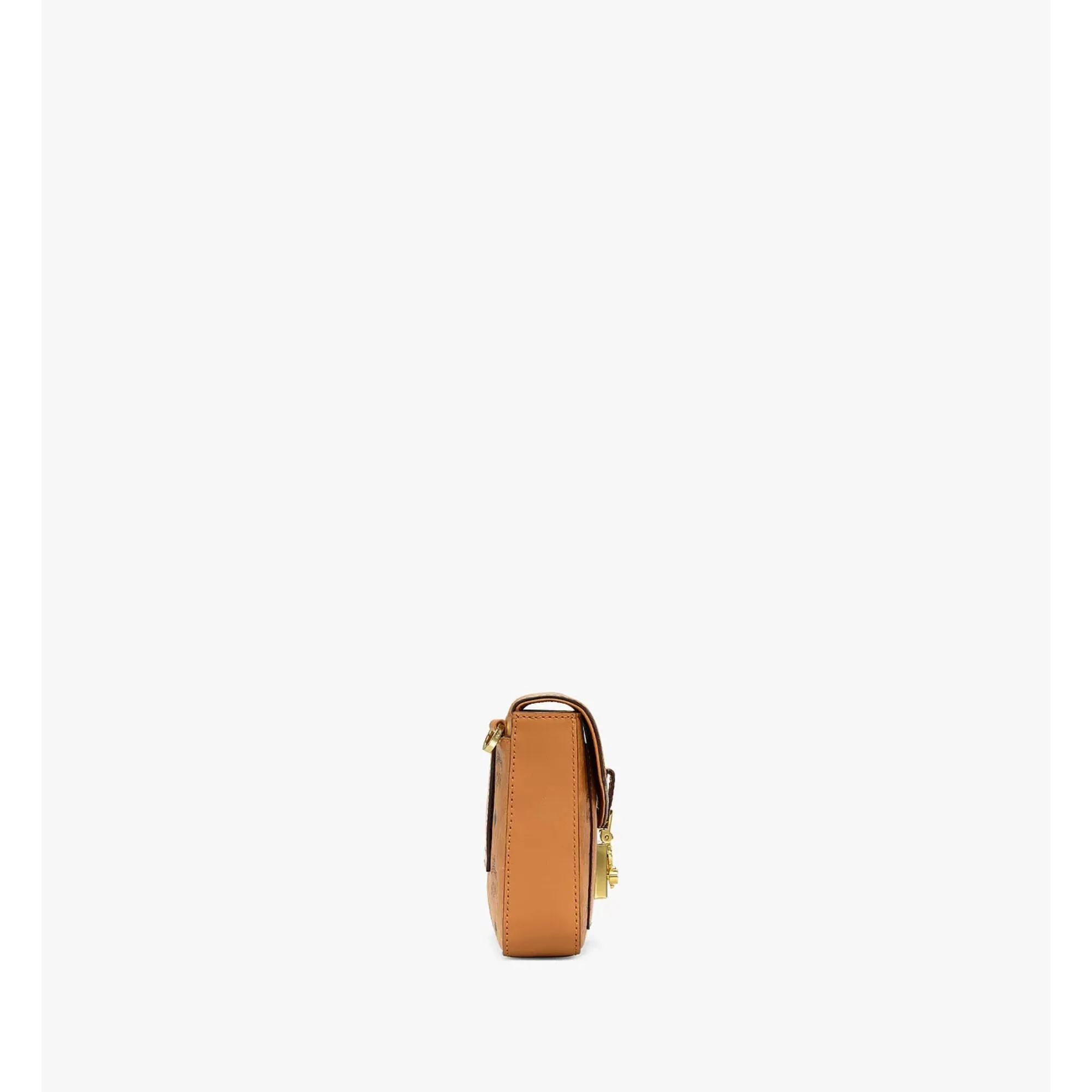 MCM Women's Crossbody Bag Cognac Small