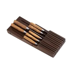 Messermeister 11-Slot Acacia In-Drawer Knife Holder