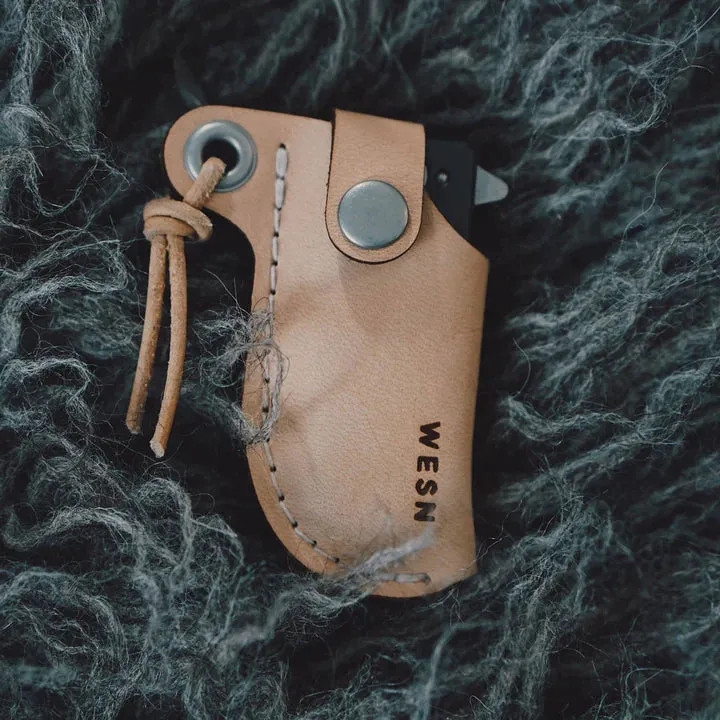 Microblade Leather Sheath