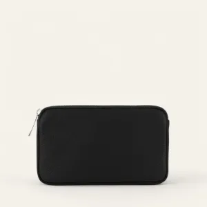 Millie Pouch | Black with Silver hardware