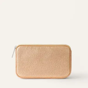 Millie Pouch | Blush Rose with Silver hardware