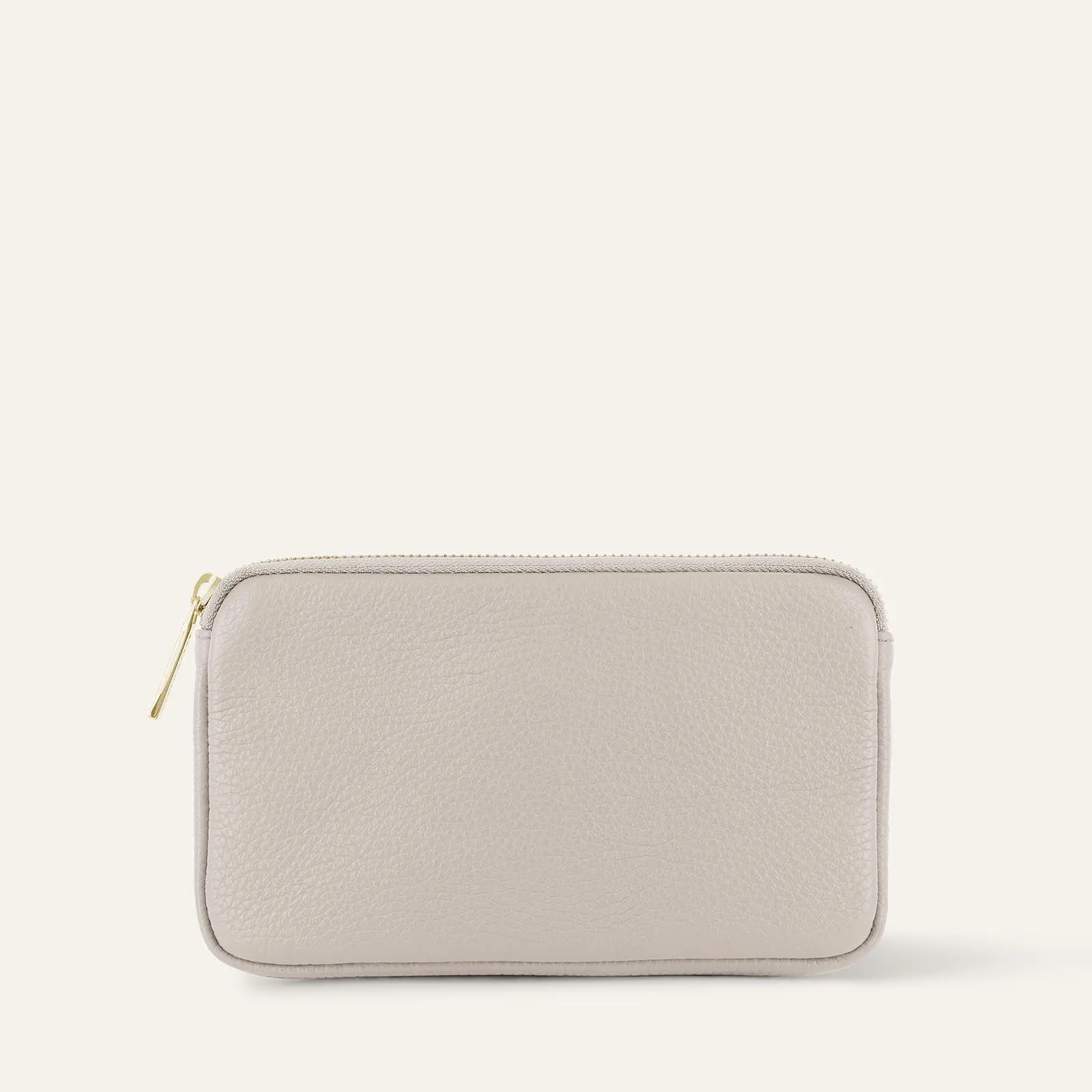 Millie Pouch | Porcelain with Gold hardware