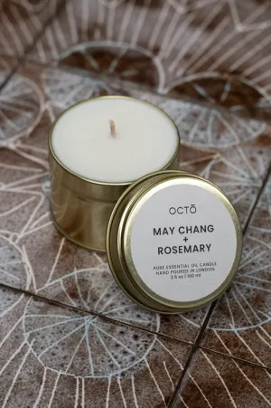 Octo London May Chang & Rosemary Travel Tin Candle