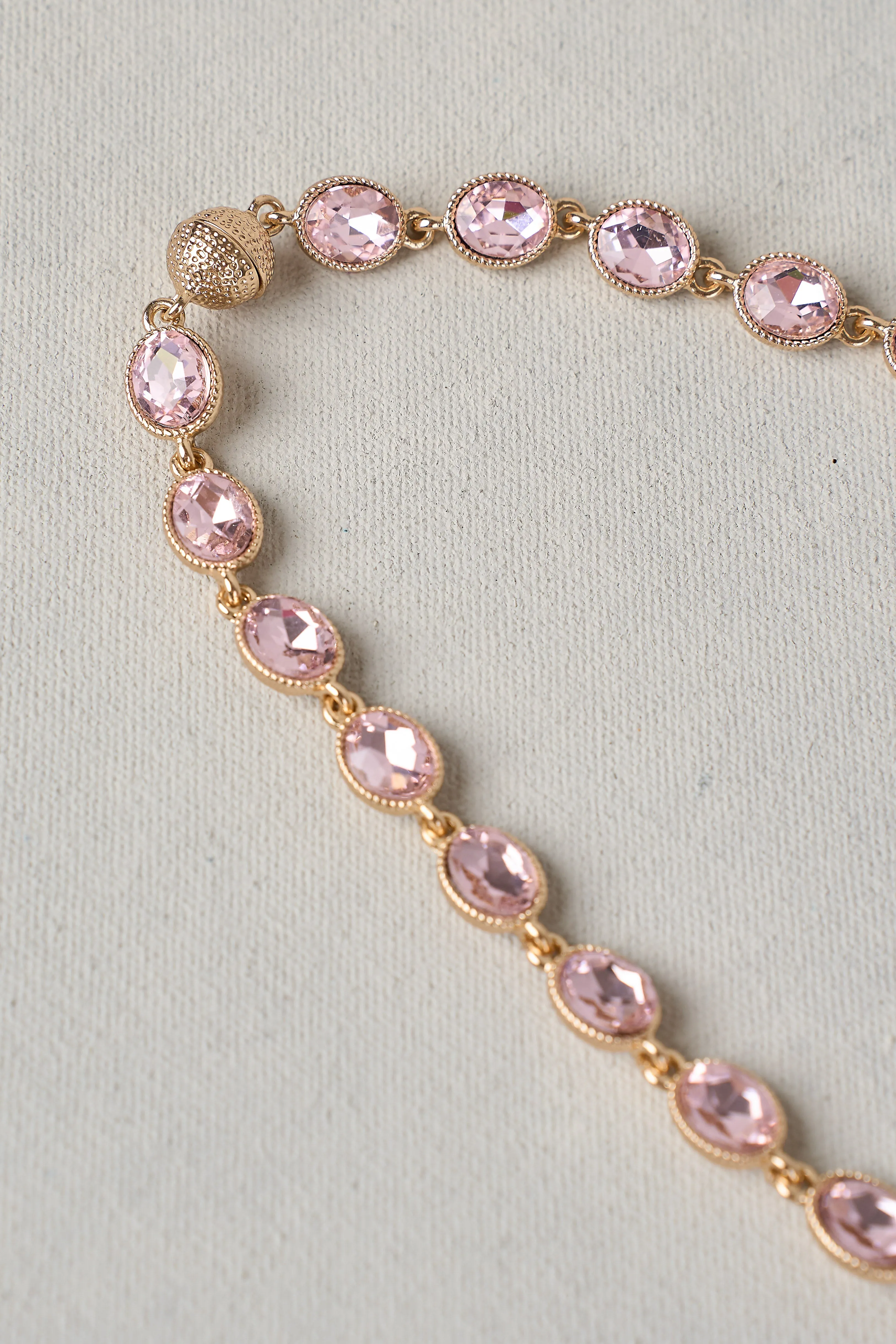 Pink Tourmaline Gem Necklace