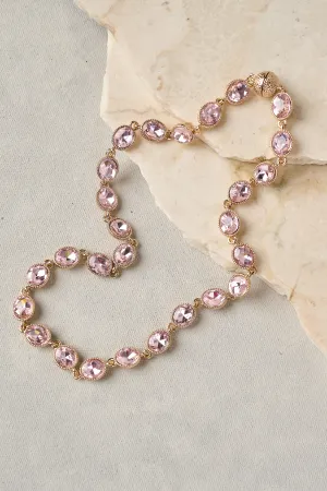 Pink Tourmaline Gem Necklace