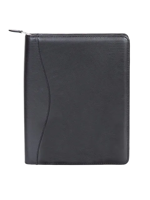 Scully Leather Soft Plonge Zip Planner Assorted Colors
