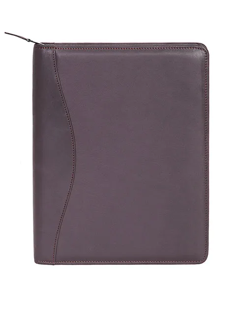 Scully Leather Soft Plonge Zip Planner Assorted Colors