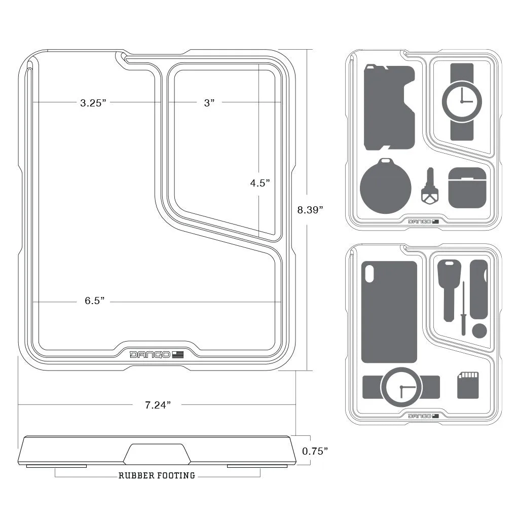 Side Tray with DTEX Pads