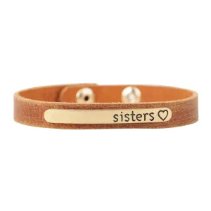 Sister. Sister Leather Bracelet