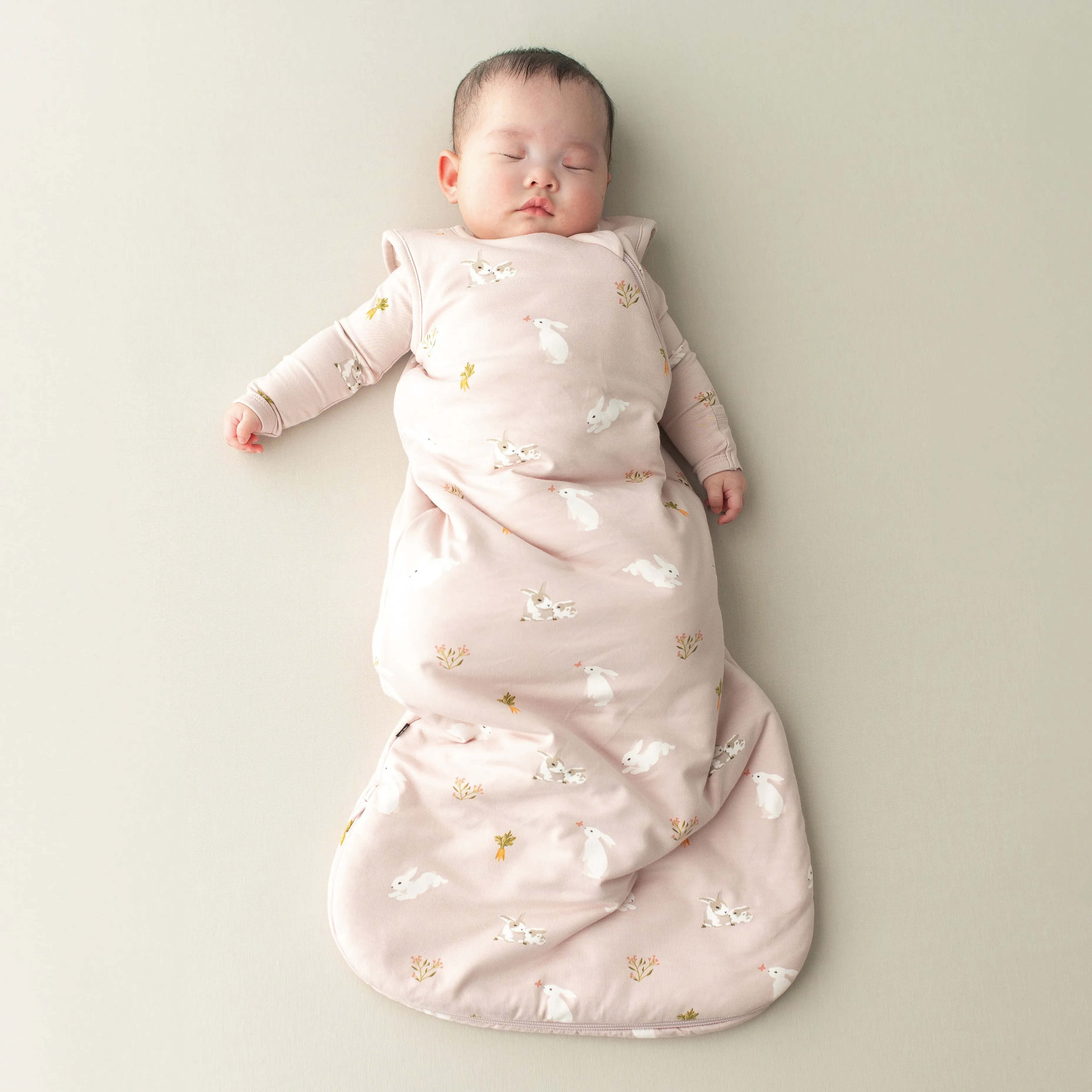Sleep Bag in Blush Rabbit 1.0