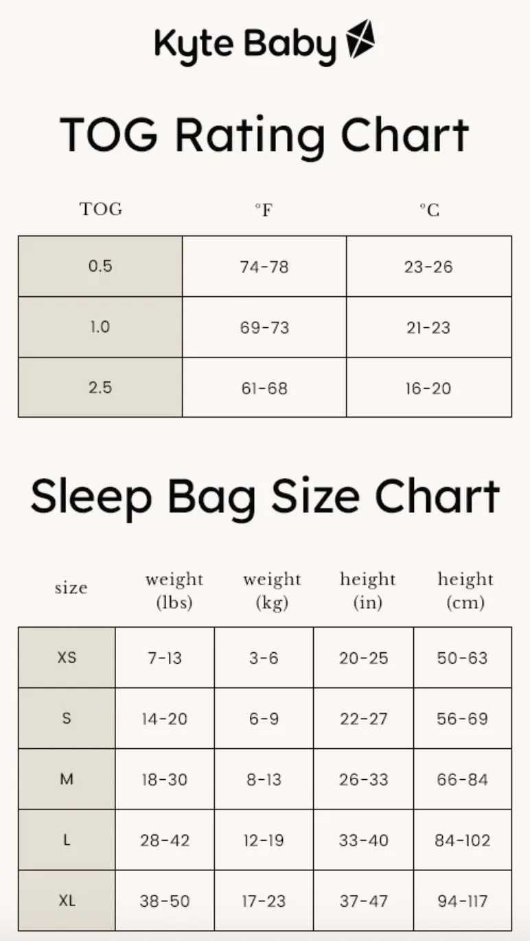 Sleep Bag Walker - Small Khaki Magnolia - 1.0 Tog